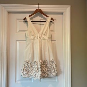 Beautiful short cut beige dress